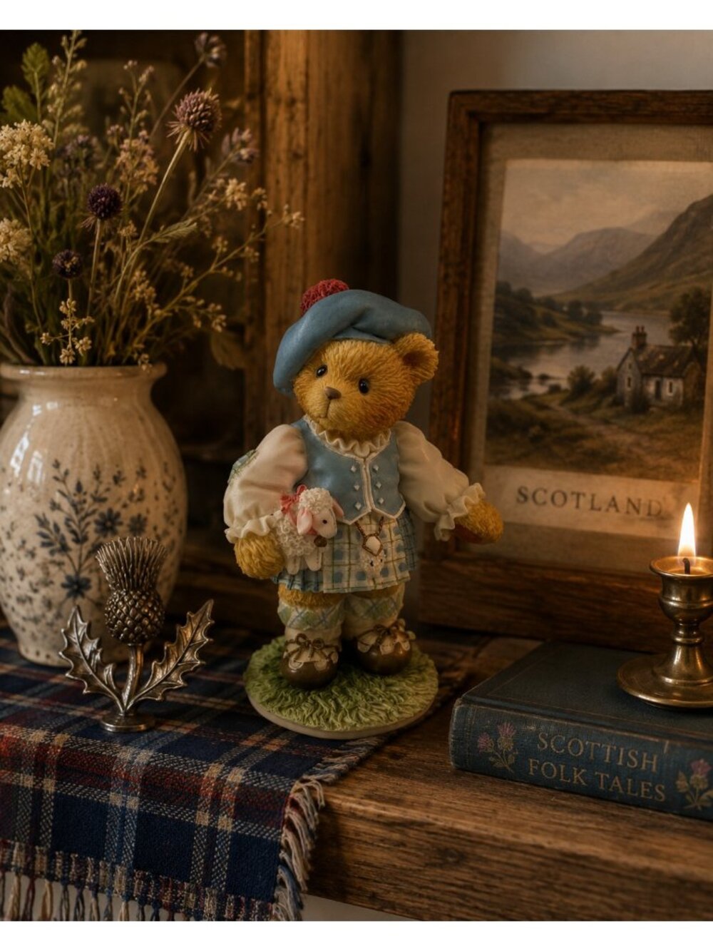 Cherished Teddies Lorna Our Love Is In The Highlands Scotland Bear Figurine